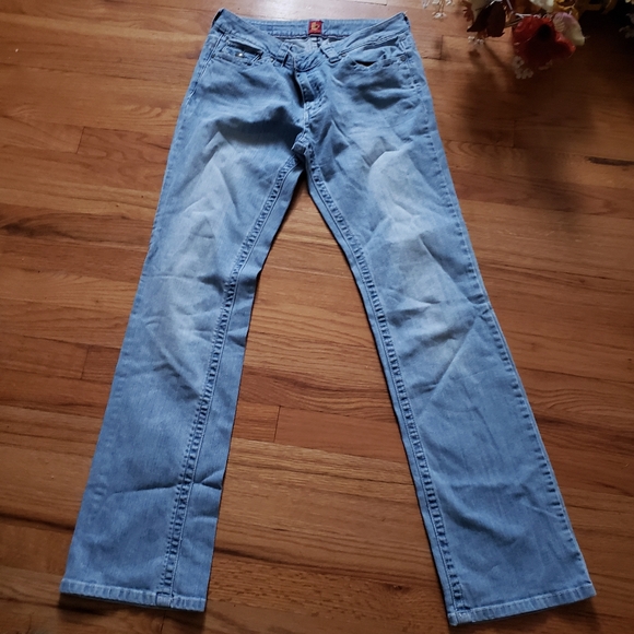 Sasson Jeans Women's sz 8 Light Blue Wash Boot Cut Jeans pockets vintage - Picture 6 of 13